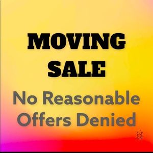 My entire closet needs to be sold. All reasonable offers will be accepted. 😊